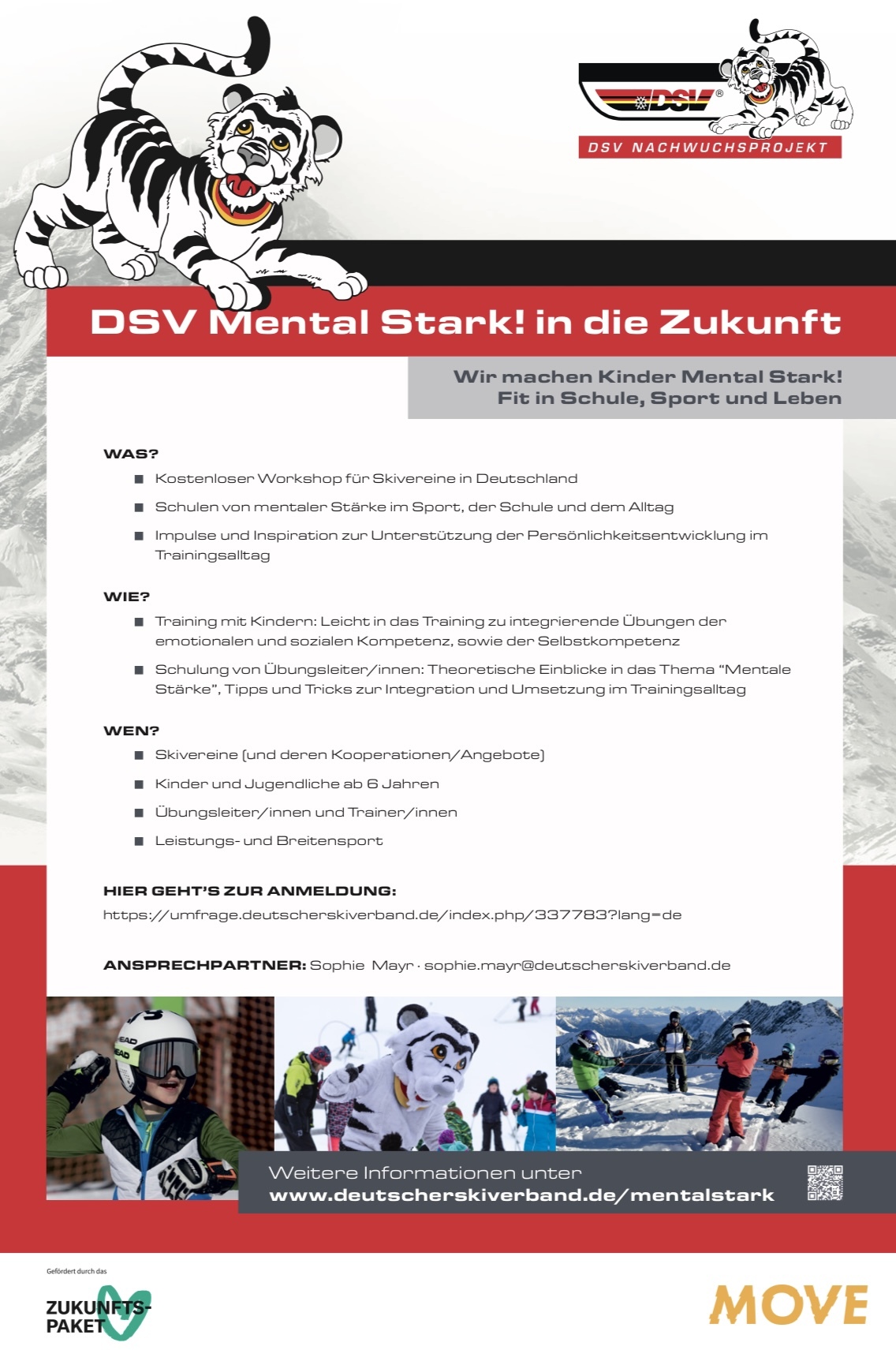 Kostenlose Workshops - „DSV Mental Stark!"