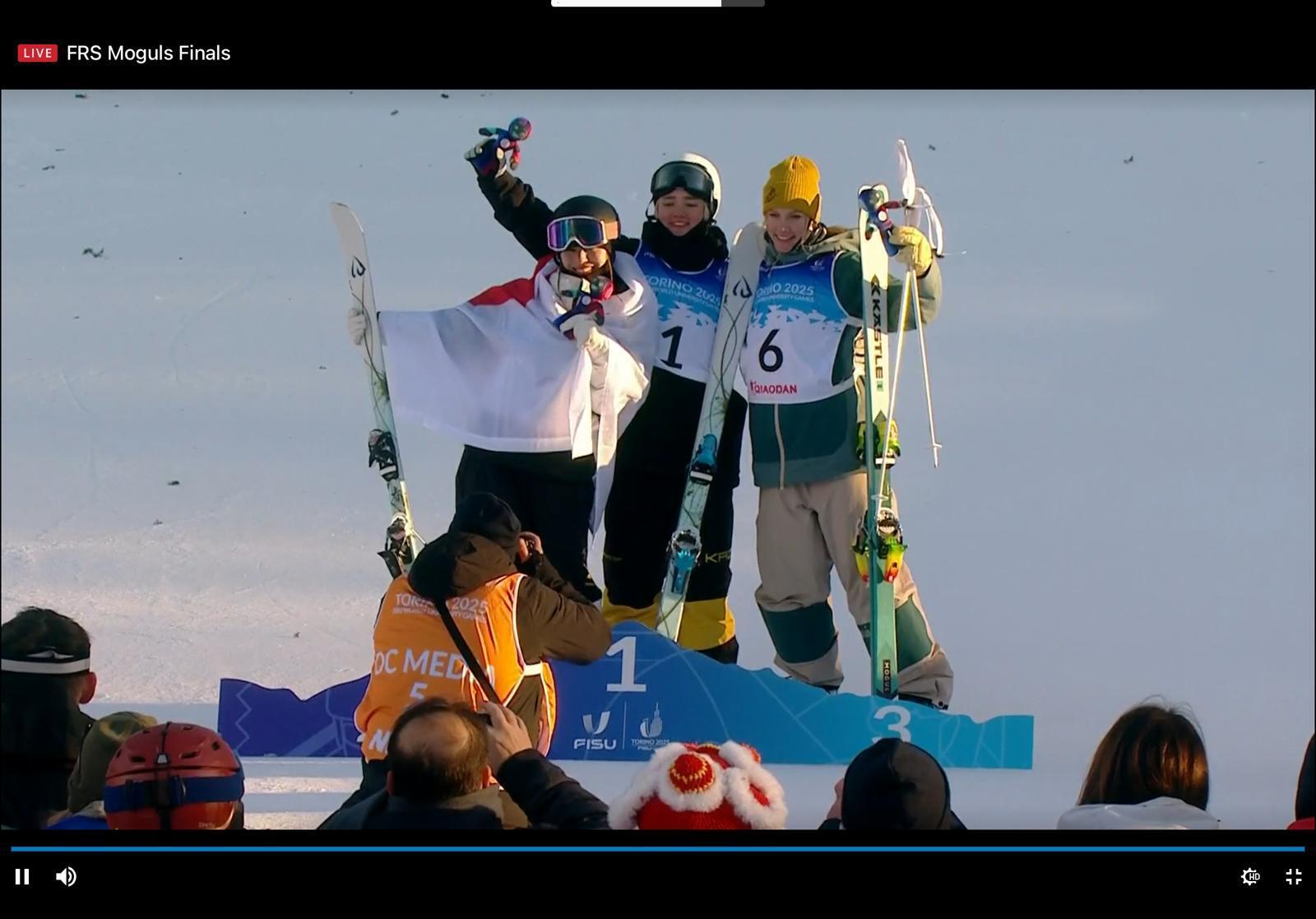 Torino FISU Games 2025, Freestyle Buckelpiste, Single