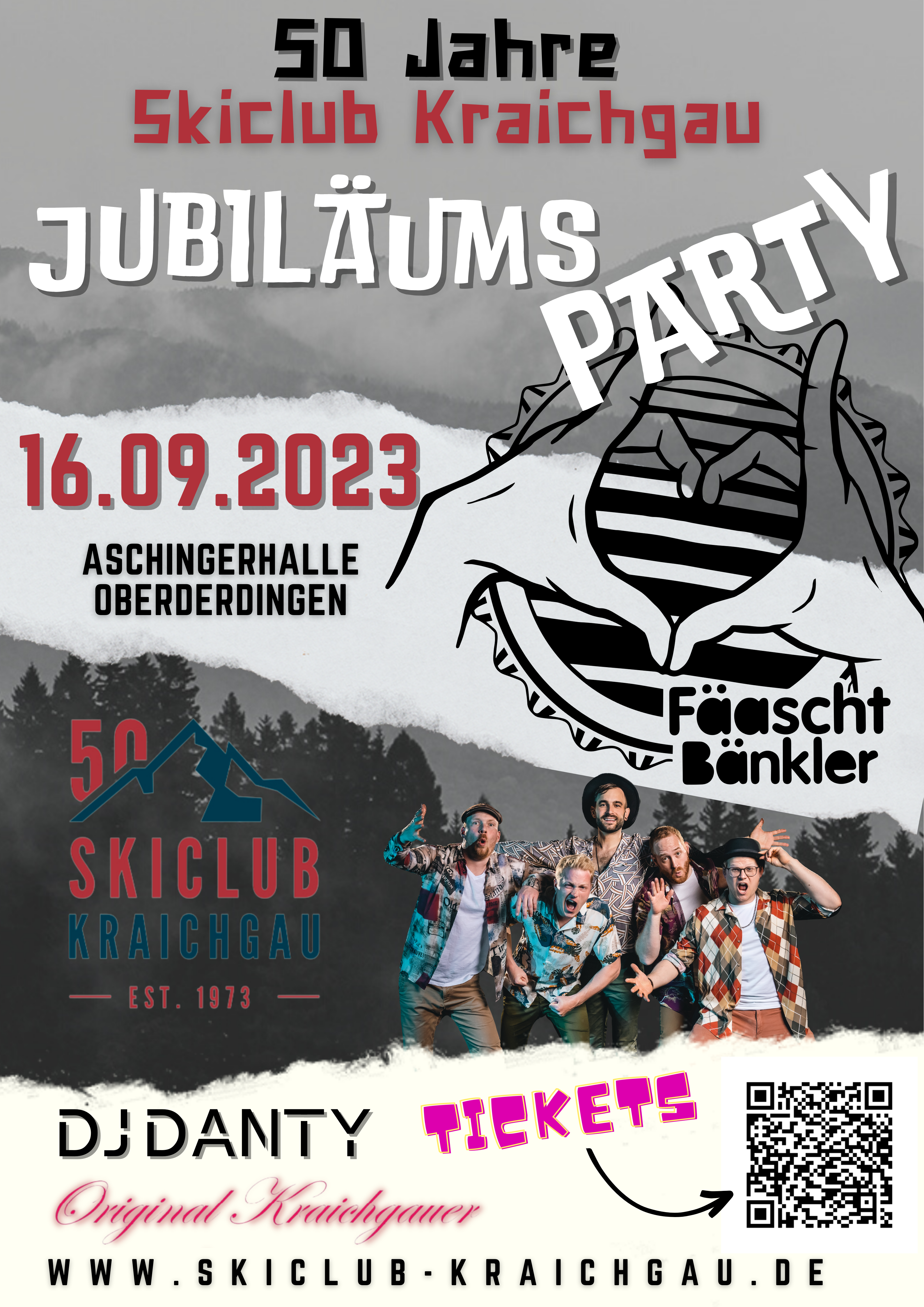 50 Jahre Skiclub Kraichgau- Feiern mit den Fäaschtbänklern!